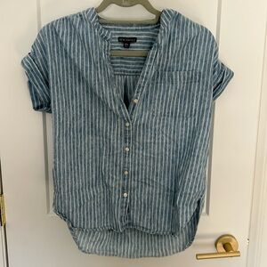 J. Crew Shirt Sleeve Stripe Button Down